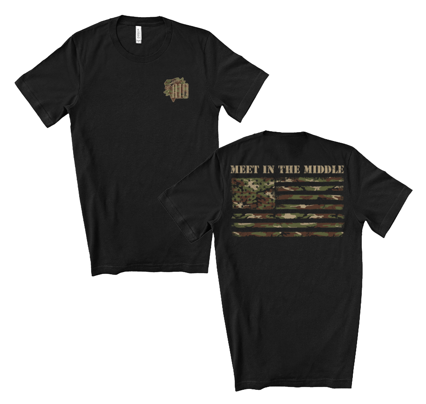 Diamond Rio "Meet In The Middle" Flag Tee