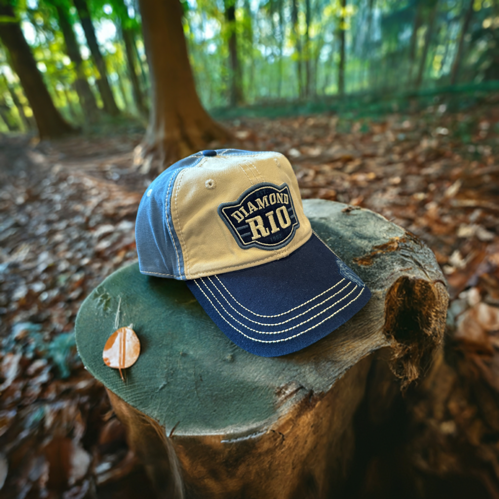 Diamond Rio Embroidered Cap - Blue