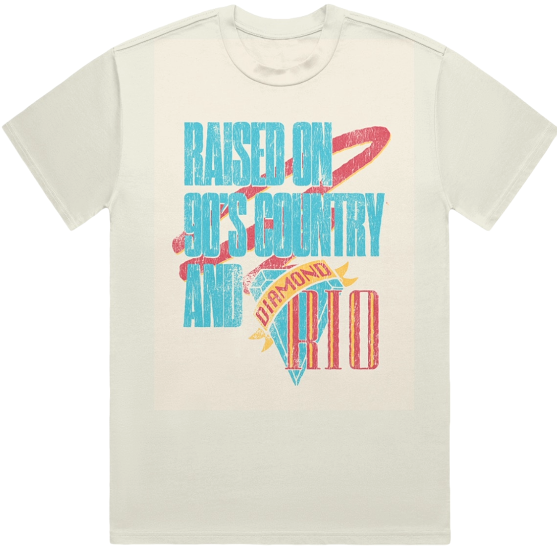 PRE-ORDER: Diamond Rio "Raised on 90's Country and Diamond Rio" Tee