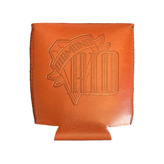Diamond Rio Leather Logo Koozie