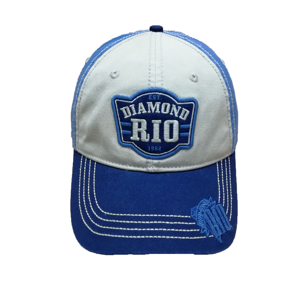 Diamond Rio Embroidered Cap - Blue